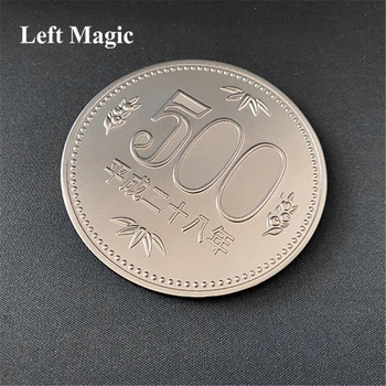 Jumbo 500 Jenu Monēta -7cm Burvju Triki, Monēta, kas Parādās Magia Burvis Slēgt Ielas Ilūzijas Veidojums Aksesuārus Mentalism Piederumu Attēls 2