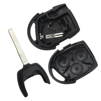 OkeyTech 3 Pogas, Auto Atslēgu ar Rezerves Neslīpēts Tukšu Asmens Kodolsintēzes Tērps ford Focus Mondeo Fiesta Taustiņu Apvalks Gadījumā Attēls 0