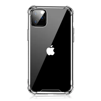 2019 Četru stūrī drošības spilvens Triecienizturīgs Telefona Lietā Par iPhone iPhone 11 11 Pro iPhone 11 Pro Max tpu Skaidrs, aizsardzības Aizmugurējo Vāciņu Attēls 3