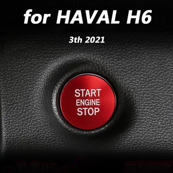 Par HAVAL H6 3th ir 2021. Auto interjera dekorēšana piederumi aizdedzes gredzenu plāksteris modifikācijas 1gb