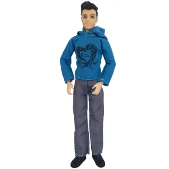 Lelle Drēbes Ken Bērnu Lelles Modes Suit & Krekls & Bikses & Vīriešu dress & Šefpavārs Vienotu Zēna Rotaļlieta Dāvana