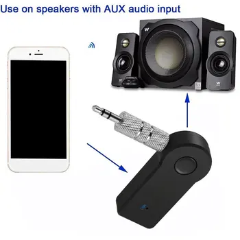2 in 1-Bezvadu Bluetooth 5.0 Uztvērējs, Raidītājs Adapteris 3,5 mm Jack Auto Mūzikas Audio Aux A2dp Austiņas Brīvroku Uztvērējs Attēls 4