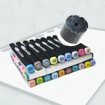 36 krāsas standarta Touch bool marķieri, pildspalvas Marķieri Reklāmas Marķieriem, Kancelejas preces, dāvanu studentu glezniecības Skolas piederumi G292
