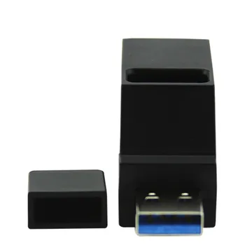 CHUYI USB 3.0 Hub 3 Porti Multi USB Centrmezglu, Sadalītāja Super Ātrums Mikro Mini Hub Adapteri PC Klēpjdatoru Sīkrīku Notebook Aksesuāri