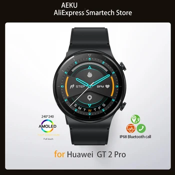 Smart Skatīties GT2 Pro Huawei Mate Xiaomi Samsung Tālruni Vīrieši Ir 2021. Fitnesa Tracker Aproce Bluetooth rokas Pulkstenis Smartwatch Sievietēm Attēls 3