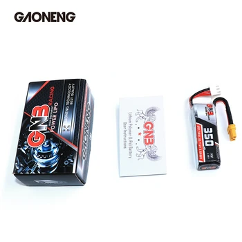 GAONENG GNB 2S 7.6 V 350mAh 50C/100.C HV Lipo akumulatoru XT30 spraudni un USB Lādētāju RC FPV Sacīkšu Dūkoņa, Rezerves Daļas, Piederumi