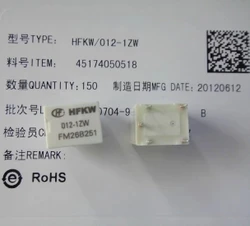 10PCS/DAUDZ Relejs HFKW-012-1ZW 5-pin konversijas 20A16VDC CMA51 G8QN Attēls 0