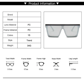 Ir 2021. Vintage Flat Top Saulesbrilles Sieviešu, Vīriešu Zīmols, Melns Kvadrāts Toņos UV400 Slīpums Saules Brilles Vīriešiem Atdzist Viens Gabals Dizainers