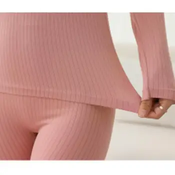 Sieviešu Siltā seksīga Apakšveļa Komplekti Sexy Dāmas Intimates Siltuma Drēbes Ilgi Johns Veidošanā Siltāks Pidžamas Komplekts Apģērbi Attēls 1