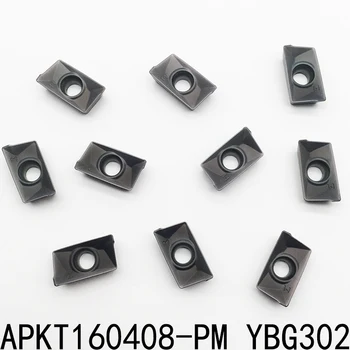 10pcs APKT160408-PM YBC301 YBG302 Cementēta Karbīda slīpēšanas Instruments, Ievietojiet metāla samazināt instrumentus Ievieto asmens izgatavots ķīnā