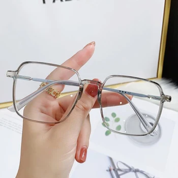 Jauno Lielo Kvadrātveida Rāmis Gatavo Tuvredzība Brilles Sievietēm, Optiskās Brilles Tuvredzīgs-1.0 -1.5 -2.0 -2.5 -3.0 -3.5 Lai -6.0