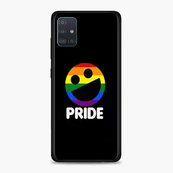 Geju Lesbiešu LGBT Varavīksnes Lepnums Tālrunis Case for Samsung Galaxy A21s A12 A51 A52s A03s A10 A20 A30 A40 A50 A70 A90 5G Melns Segt Attēls 4