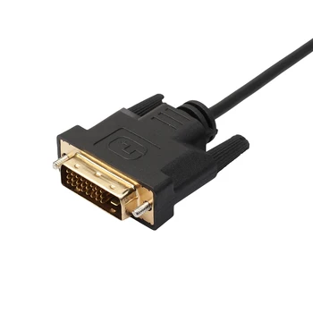 Universāls 1.8 M/3M/5M DVI, D-DVI-D Gold Vīriešu 24+1 Pin Dual Link TV Kabelis Ideāli piemērots TFT Monitoru Melnā Komplektā 1 Maisiņā ONLENY Attēls 0