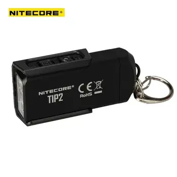 NITECORE TIP2 CREE XP-G3 S3 720 lm USB Lādējamu Keychain Lukturītis ar Akumulatoru