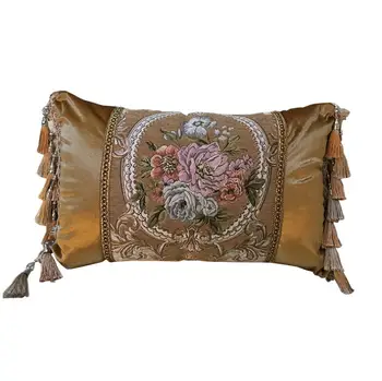 Eiropas Vintage Dīvāna Spilvenu Pārvalki Mājas Dzīvojamā Istaba Dekoratīvs Spilvens Gadījumā Segtu Luksusa Elegants Karaļa Taisnstūra Spilvendrānas Attēls 0